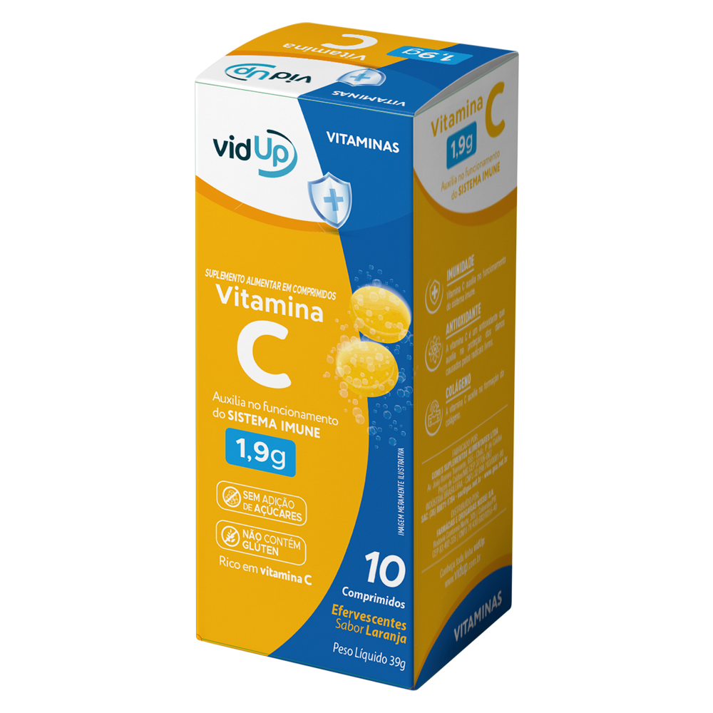 VITAMINA C EFERVESCENTE 10 COMPS MOCKUP