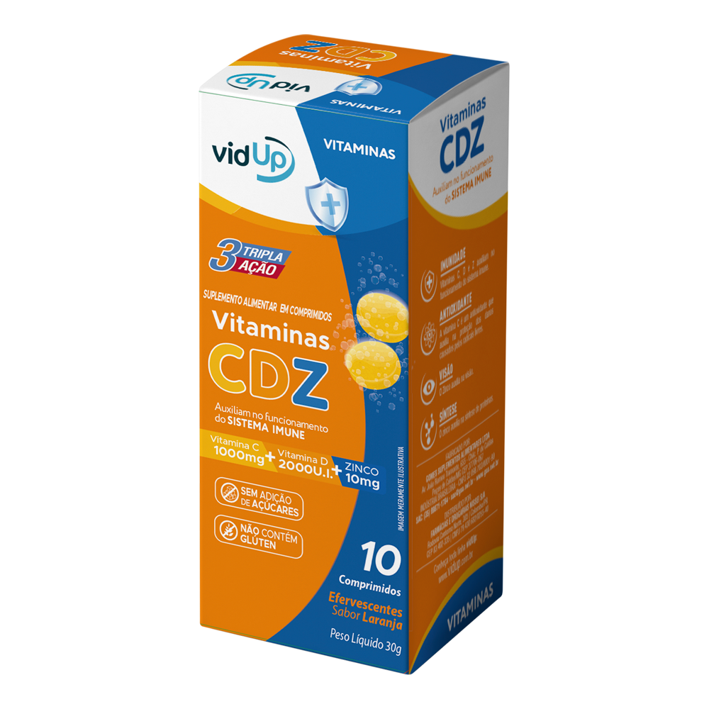 VITAMINA CDZ EFERVESCENTE 10 COMPS MOCKUP